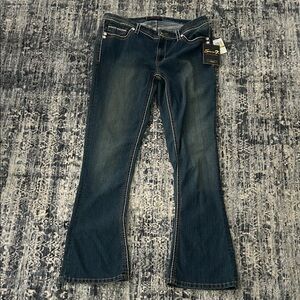 Seven7 Dark Blue Flare Jeans